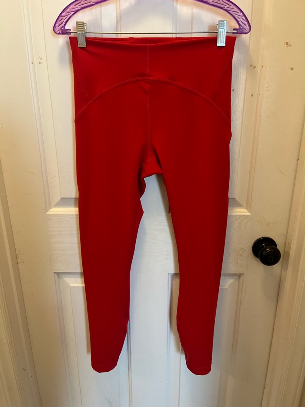 🍋 LIKE NEW Lululemon Instill High-Rise Tight 25" - Dark Red - Sz 8